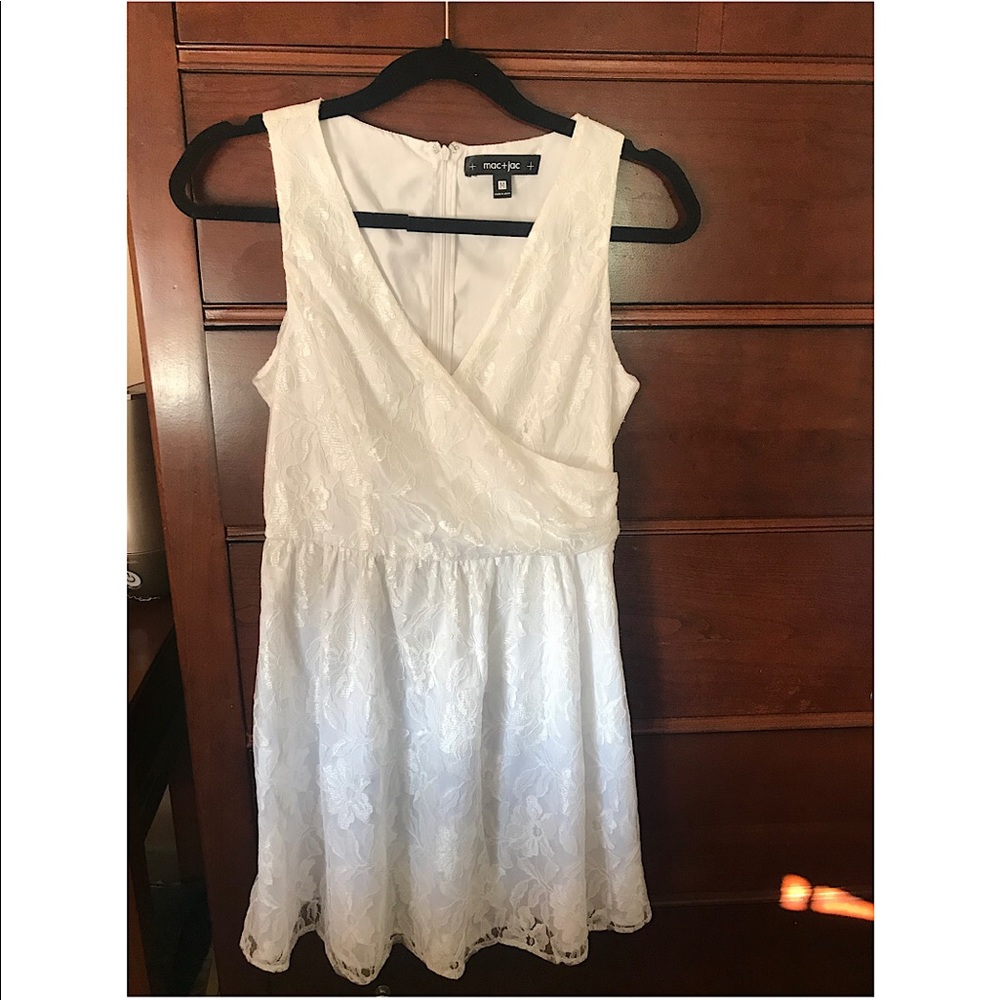 White lace dress